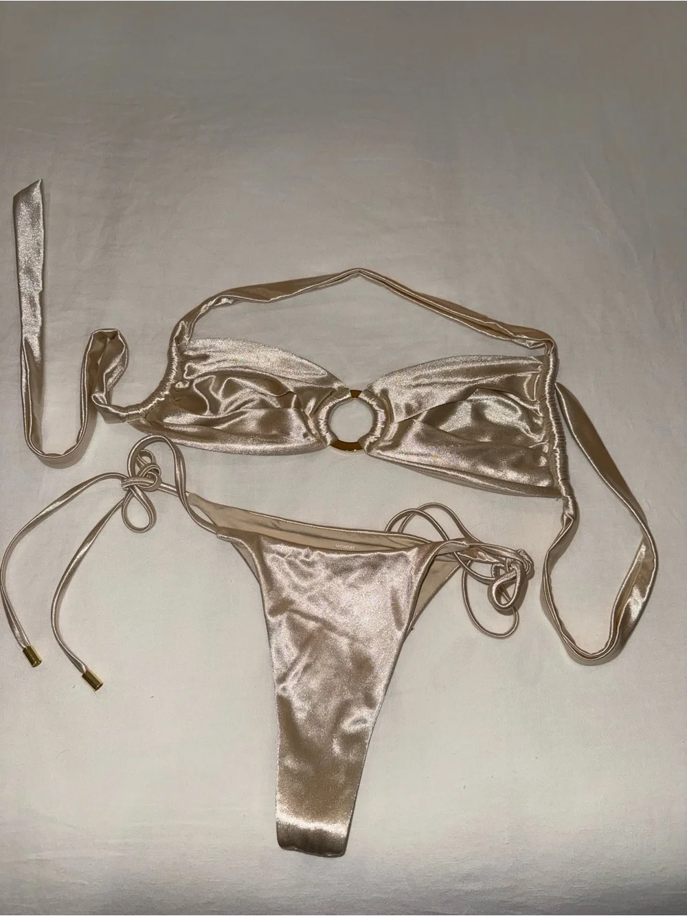 Monday Swimwear Champagne Bikini - BRAND NEW SIZE SMALL